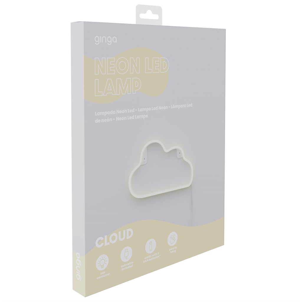 LED Wall Sign - Cloud