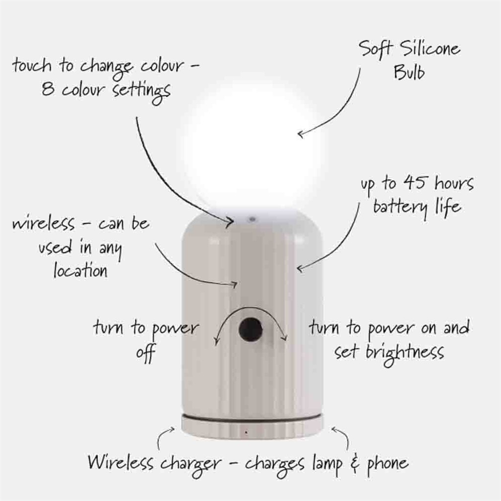 Wireless Lamp and Charger