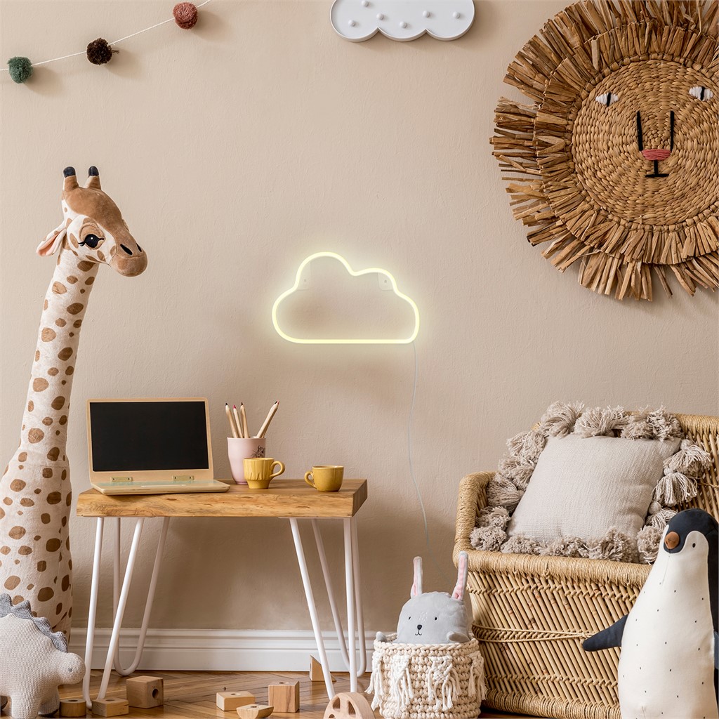 LED Wall Sign - Cloud