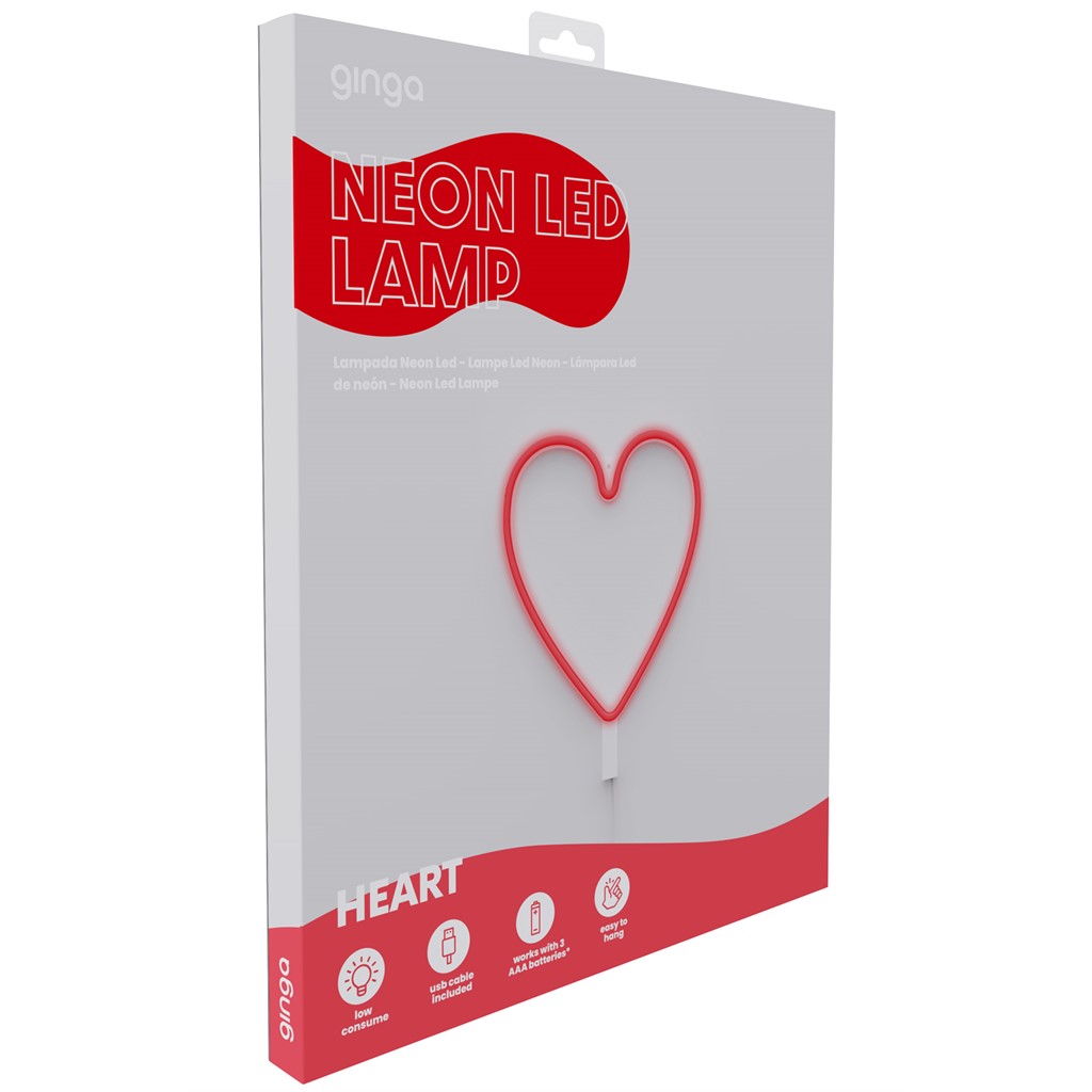 LED Wall Sign - Neon Heart