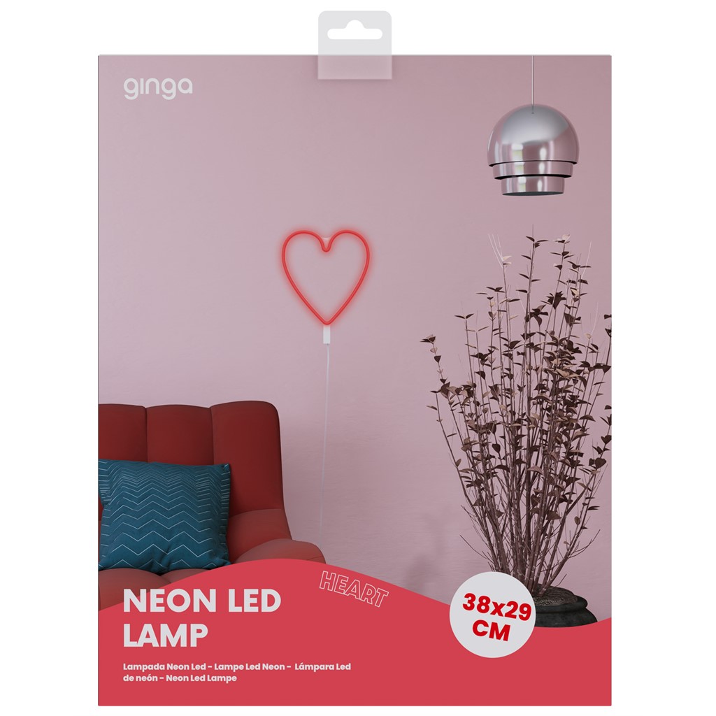 LED Wall Sign - Neon Heart