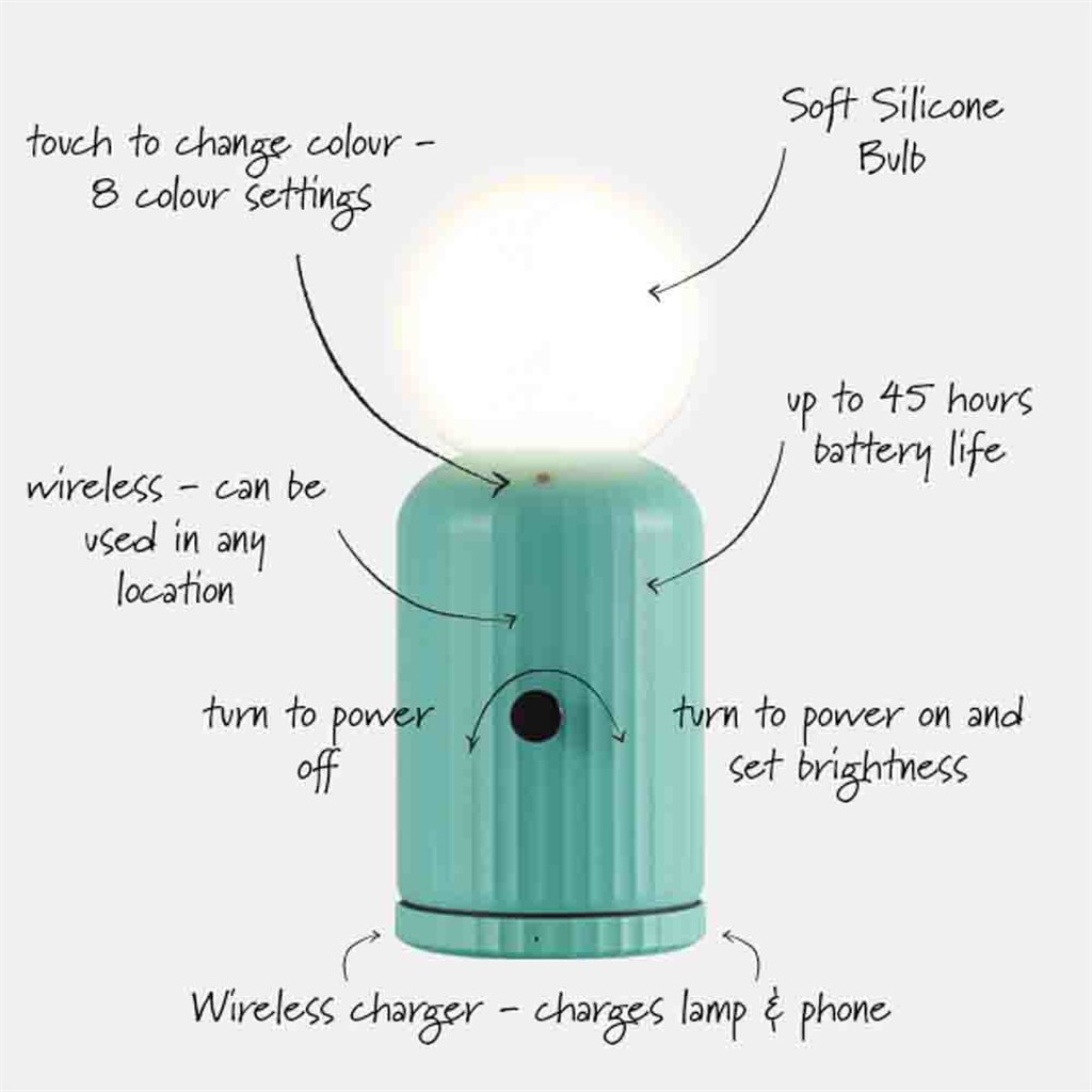Wireless Lamp and Charger