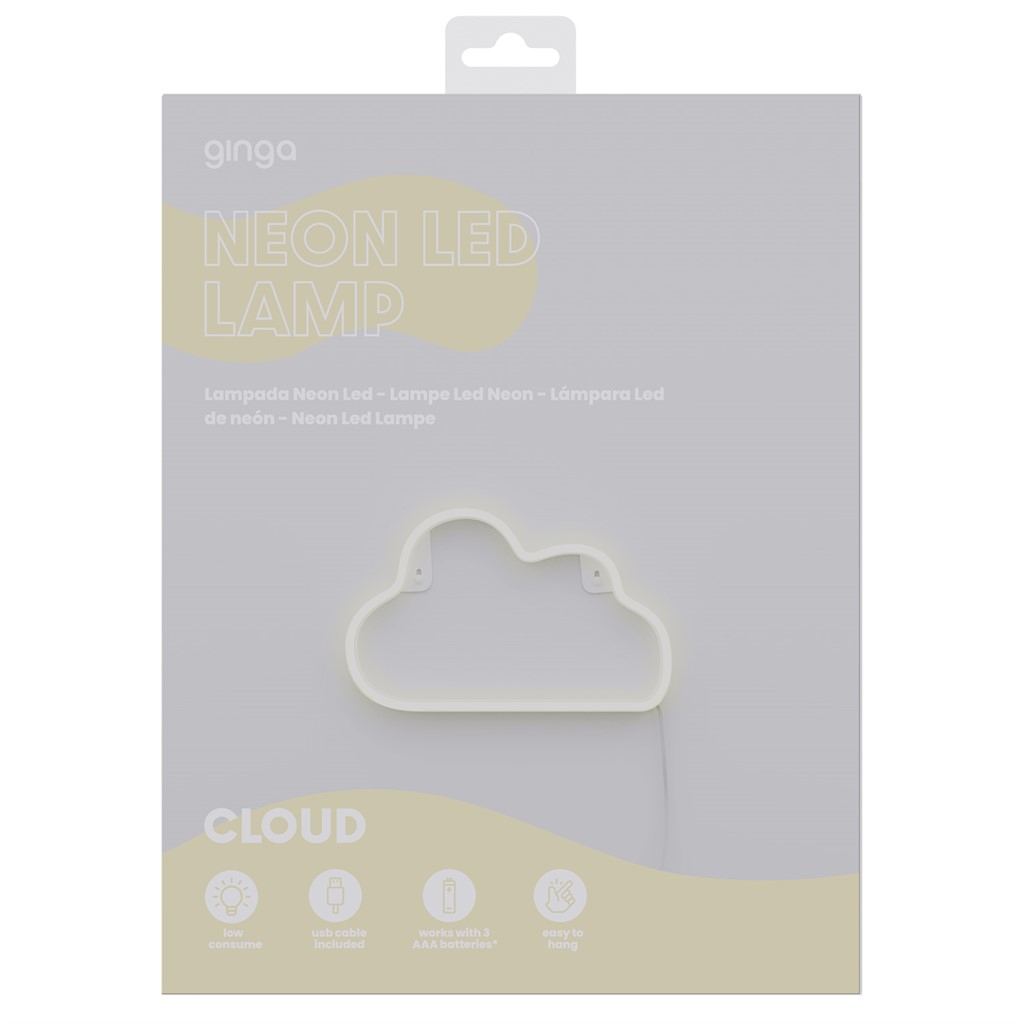 LED Wall Sign - Cloud